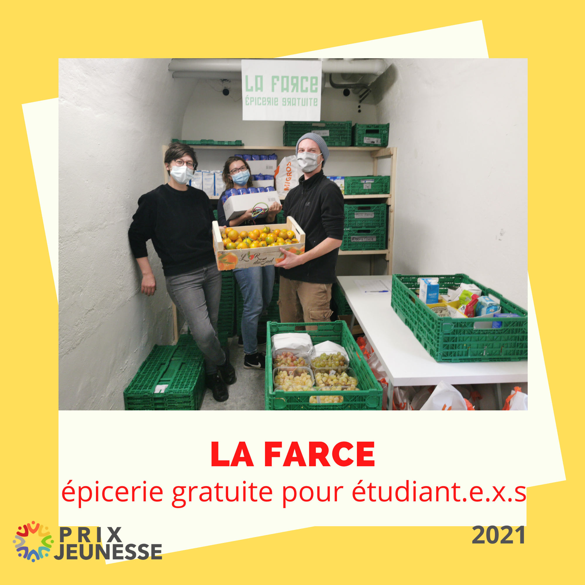 Candidat  La Farce, épicerie gratuite pour étudiant.e.x.s 